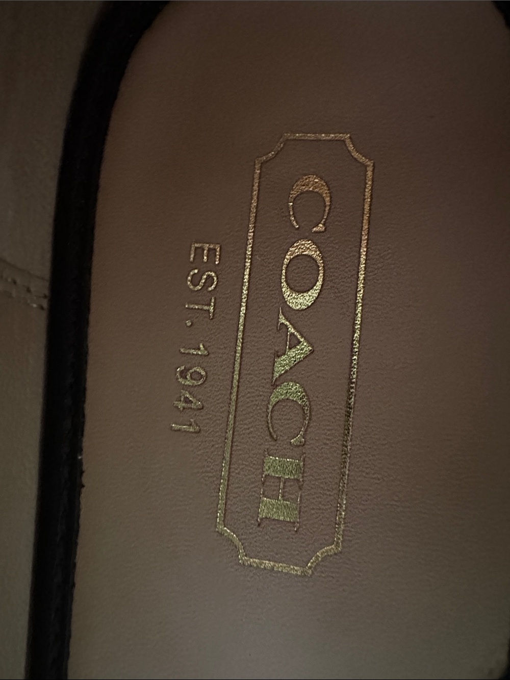 NWT!!! COACH Vintage Brown Signature Canvas and Suede Bow Ballet Flats - Picture 7 of 9
